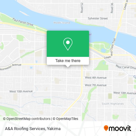 A&A Roofing Services map