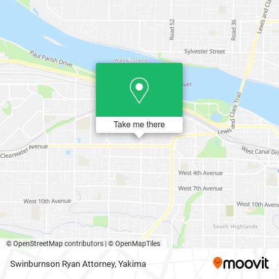 Swinburnson Ryan Attorney map