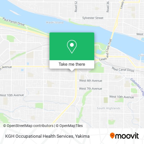 Mapa de KGH Occupational Health Services