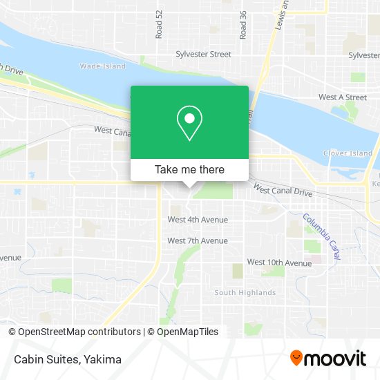 Mapa de Cabin Suites