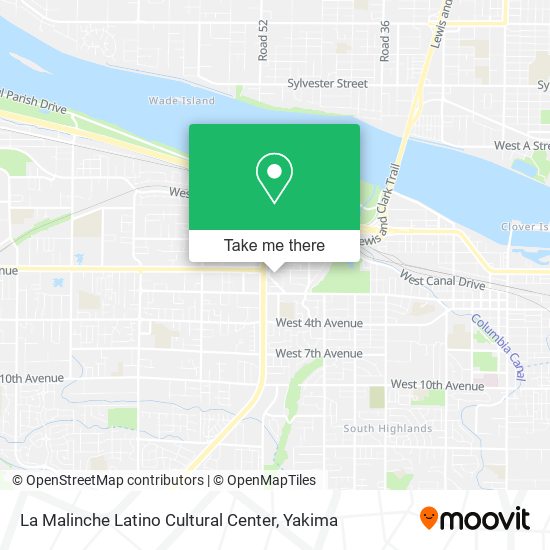 Mapa de La Malinche Latino Cultural Center