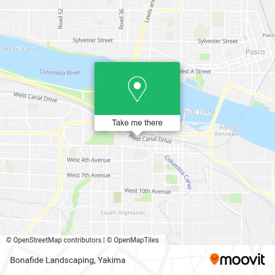 Bonafide Landscaping map