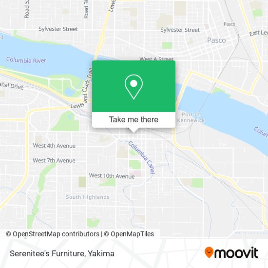 Mapa de Serenitee's Furniture