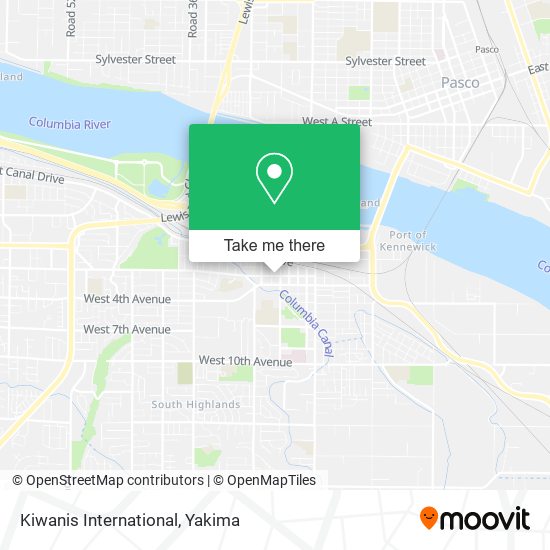 Kiwanis International map