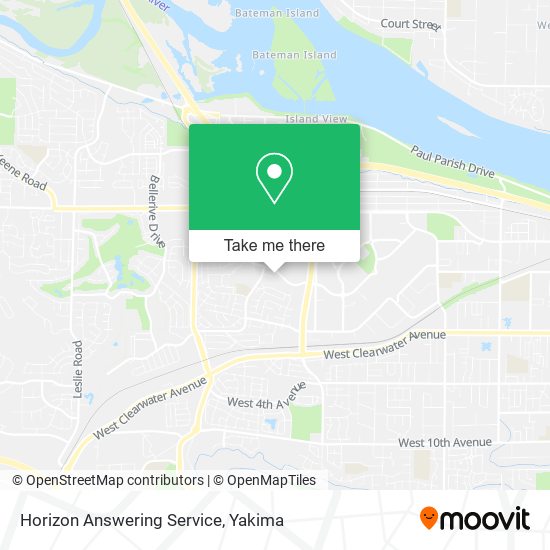 Horizon Answering Service map