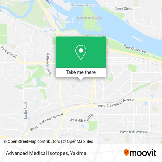 Advanced Medical Isotopes map