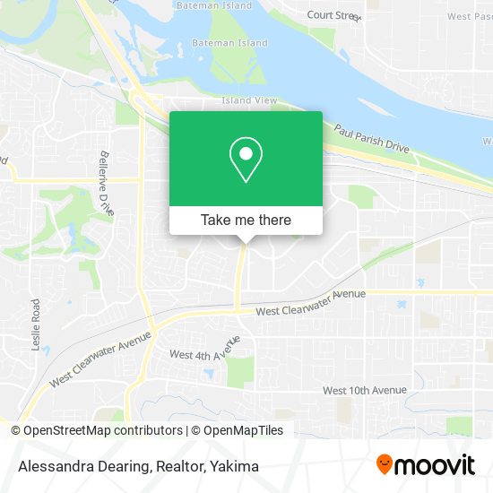 Alessandra Dearing, Realtor map