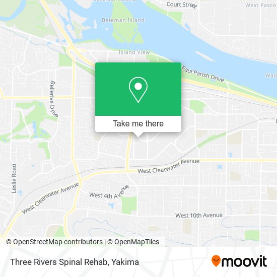Three Rivers Spinal Rehab map