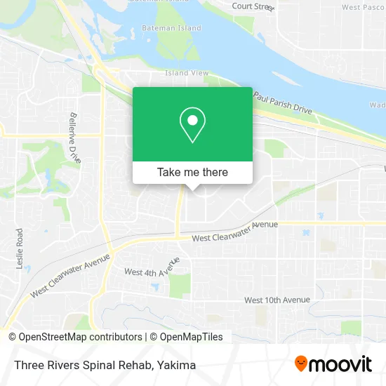 Three Rivers Spinal Rehab map
