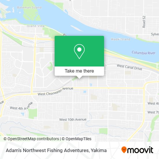 Adam's Northwest Fishing Adventures map