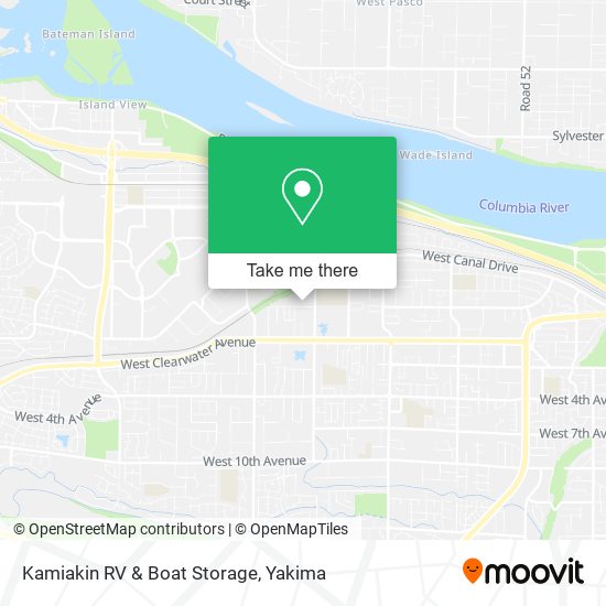 Kamiakin RV & Boat Storage map
