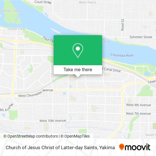 Mapa de Church of Jesus Christ of Latter-day Saints