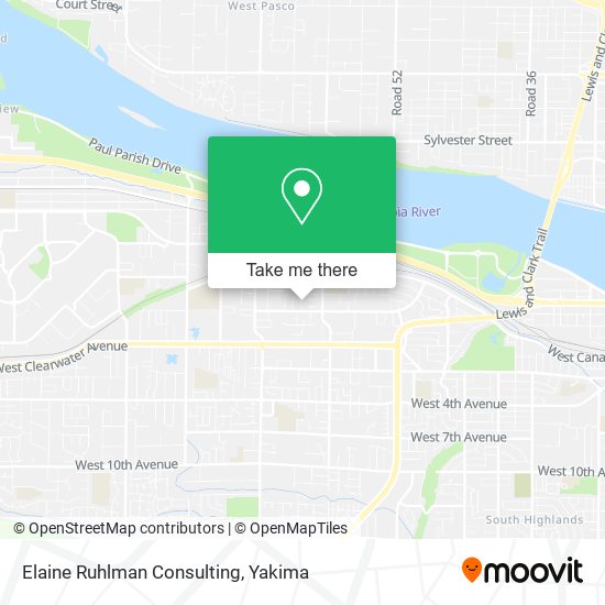 Elaine Ruhlman Consulting map