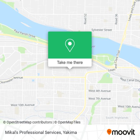 Mikal's Professional Services map