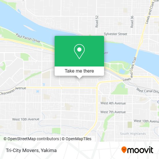 Mapa de Tri-City Movers