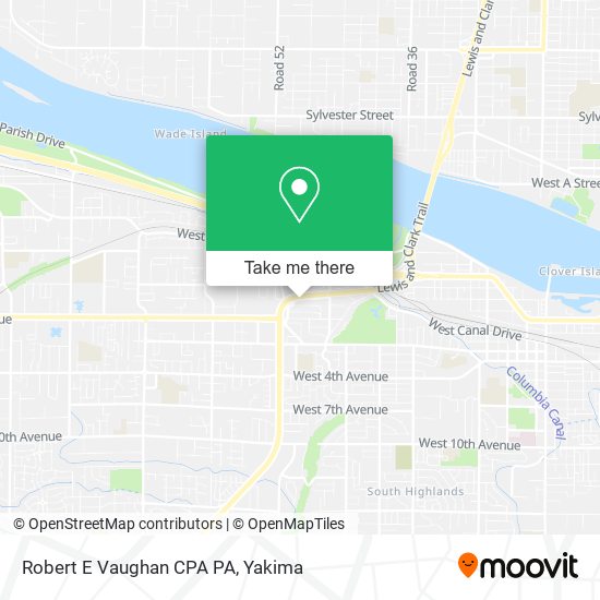 Robert E Vaughan CPA PA map