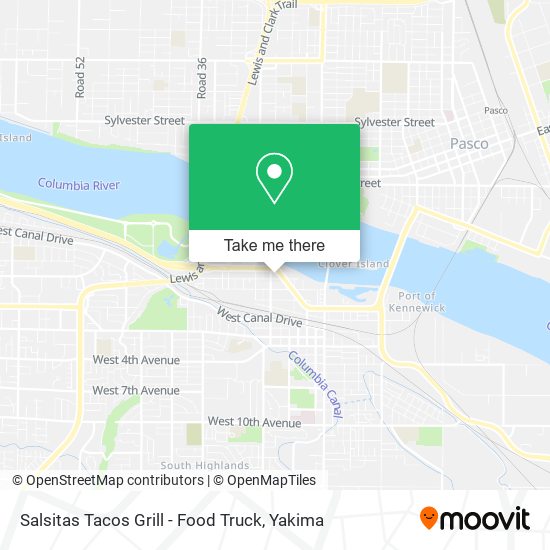 Salsitas Tacos Grill - Food Truck map