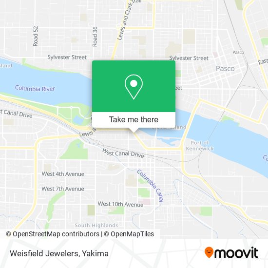 Mapa de Weisfield Jewelers