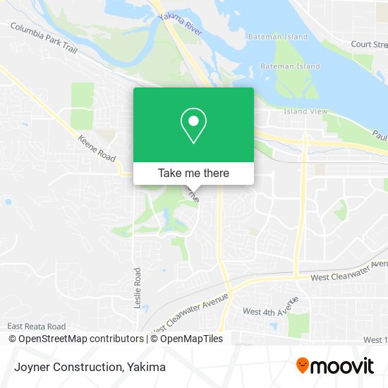 Joyner Construction map