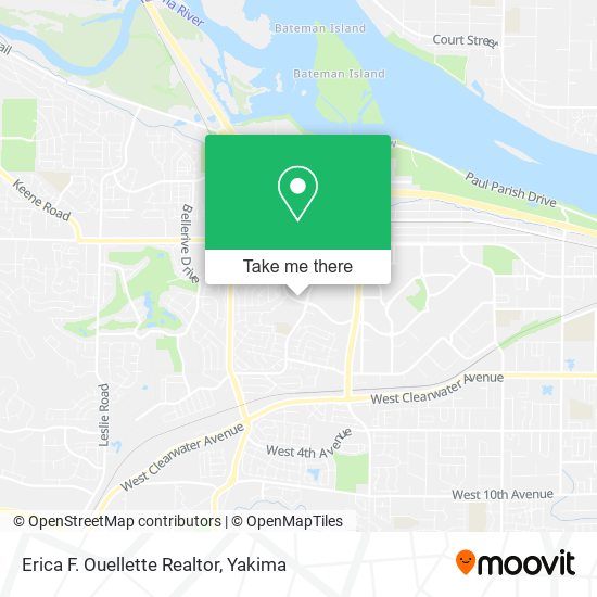 Erica F. Ouellette Realtor map