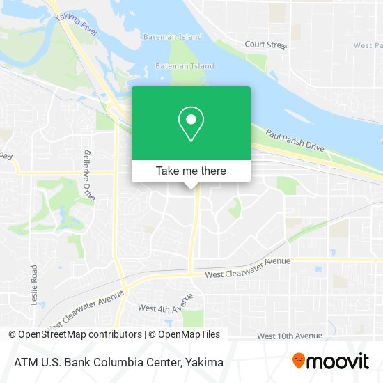 ATM U.S. Bank Columbia Center map