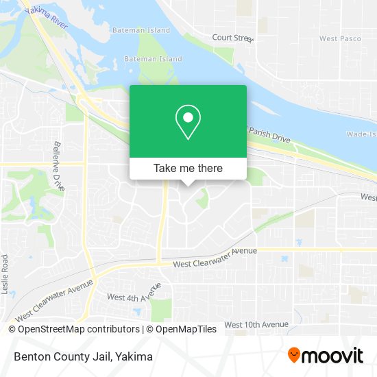 Mapa de Benton County Jail