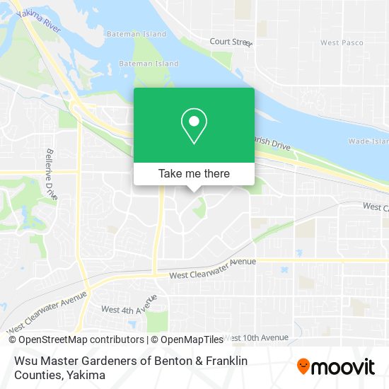 Mapa de Wsu Master Gardeners of Benton & Franklin Counties