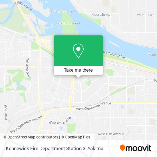 Mapa de Kennewick Fire Department Station 3