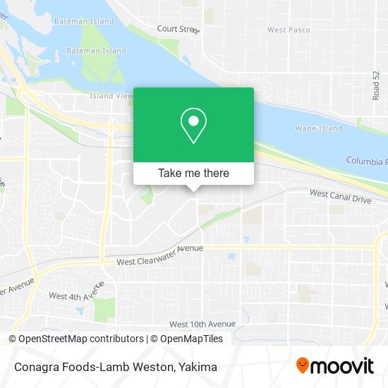 Mapa de Conagra Foods-Lamb Weston