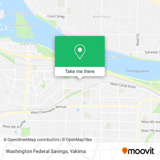 Washington Federal Savings map