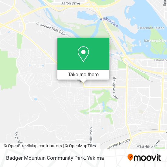 Badger Mountain Community Park map