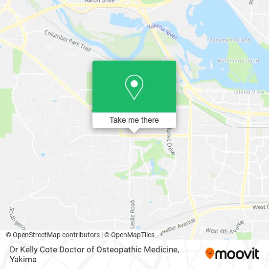 Mapa de Dr Kelly Cote Doctor of Osteopathic Medicine