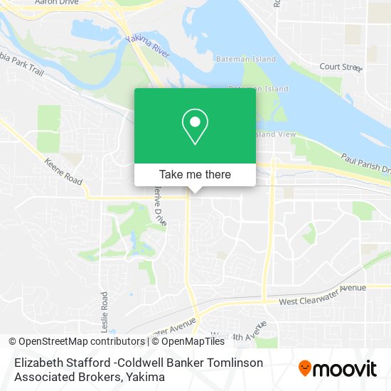 Elizabeth Stafford -Coldwell Banker Tomlinson Associated Brokers map