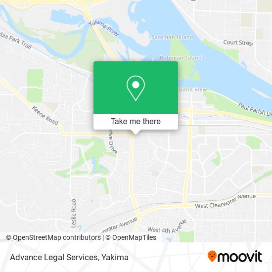 Advance Legal Services map