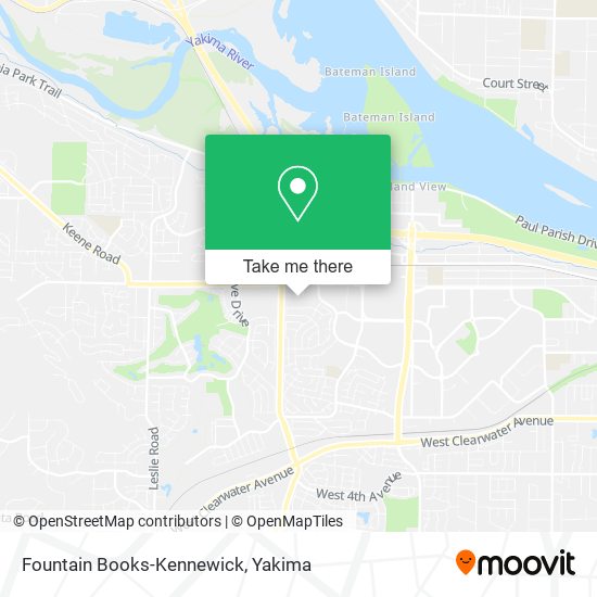 Mapa de Fountain Books-Kennewick