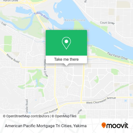 American Pacific Mortgage Tri Cities map