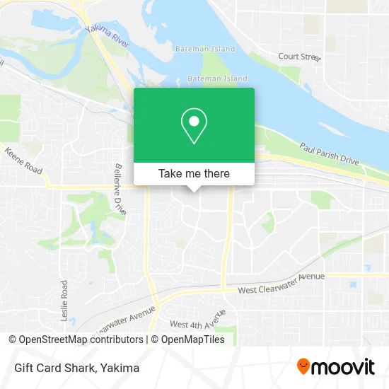 Gift Card Shark map