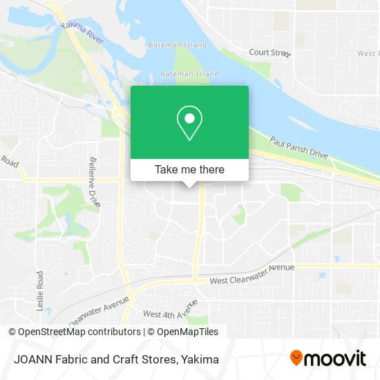 JOANN Fabric and Craft Stores map