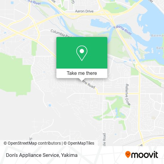 Mapa de Don's Appliance Service