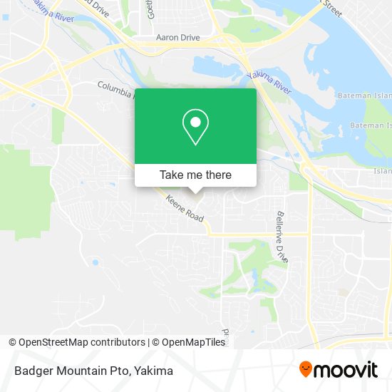 Mapa de Badger Mountain Pto