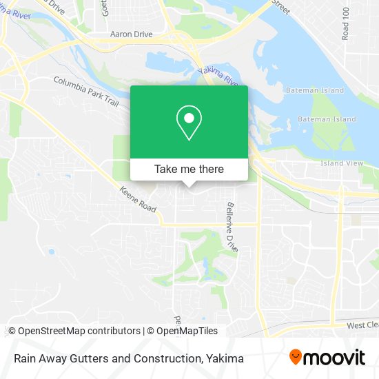 Rain Away Gutters and Construction map