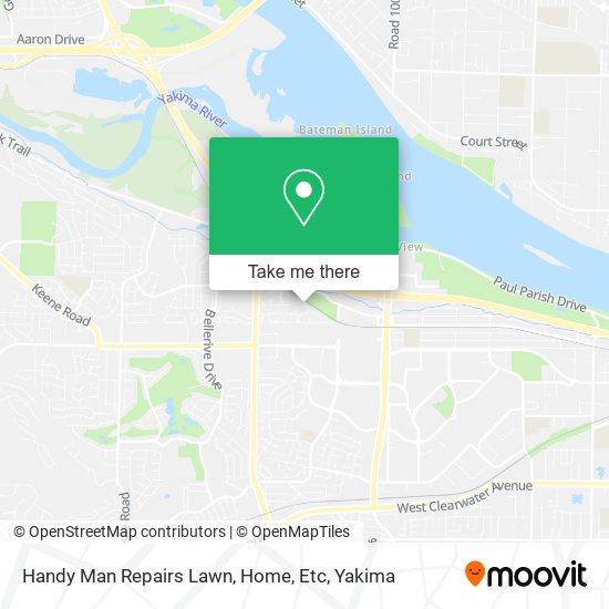 Handy Man Repairs Lawn, Home, Etc map