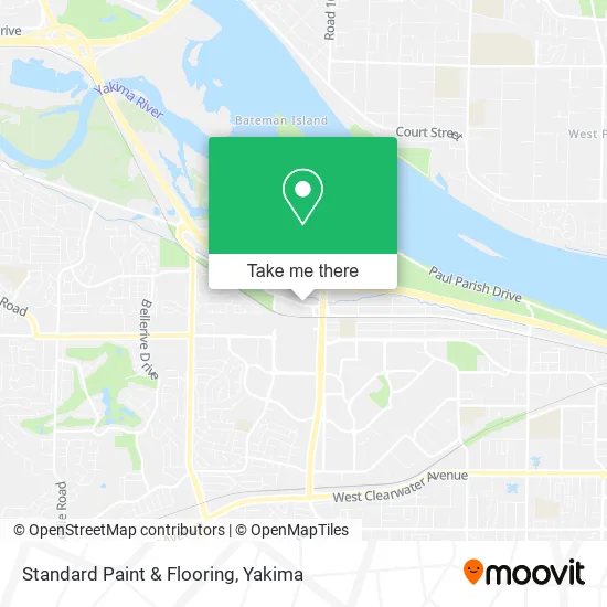 Mapa de Standard Paint & Flooring