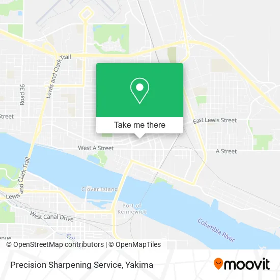 Precision Sharpening Service map