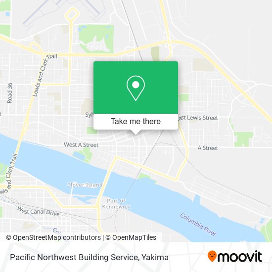 Pacific Northwest Building Service map