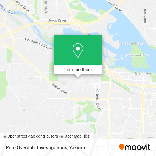 Pete Overdahl Investigations map
