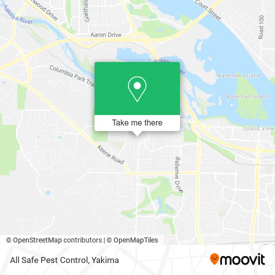 All Safe Pest Control map