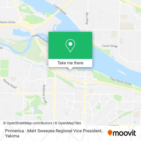 Primerica - Matt Sweezea Regional Vice President map