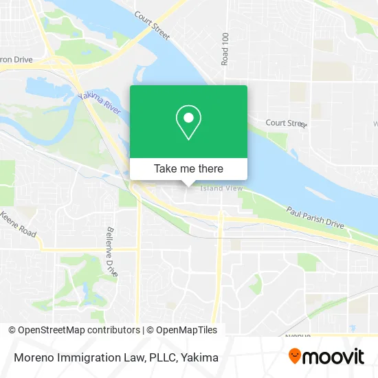 Moreno Immigration Law, PLLC map