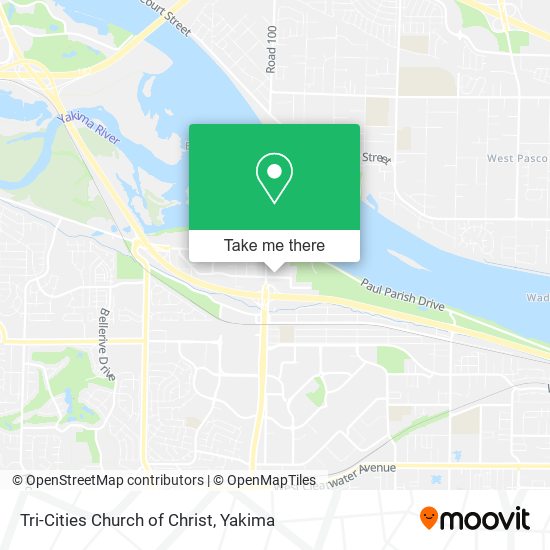 Tri-Cities Church of Christ map